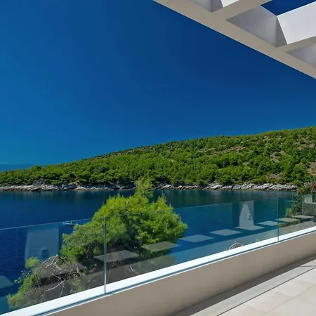 Luxury Beachfront Silvery Moon With Private Pool, Jacuzzi, Sauna And Gym On Brac Island - Sumartin